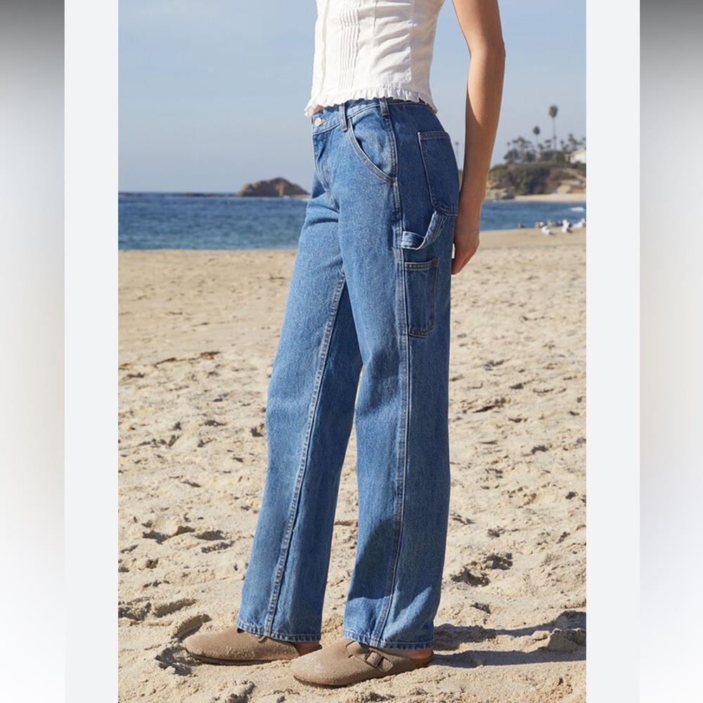 John Galt Brandy Melville Carpenter Blue Washed Jean